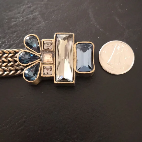 Blue Rhinestone Bracelet - Picture 5 of 5